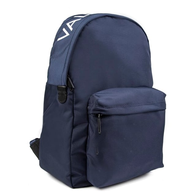Mens blue Valentino Bags  backpack, manufactured with polyester. Featuring: top zip closure, front zip section, adjustable shoulder straps, internal laptop section and protective dust bag.