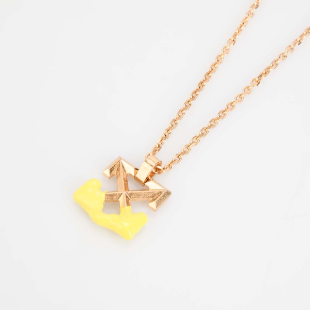アクセサリー off white Arrow Bloob Necklace Accessories Off White Arrow Bloob Necklace in Yellow