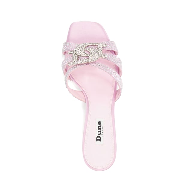 Diamante flip flops dune clearance