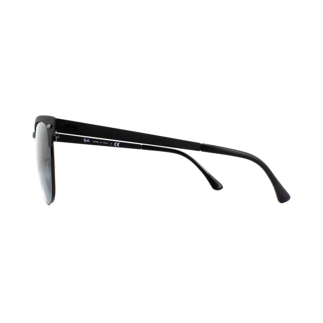 Ray-Ban Sunglasses Clubmaster Metal RB3716 186/R5 Matte Black Grey is an updated version of the iconic clubmaster style with an all-metal frame for a modern contemporary finish with excellent durability also.