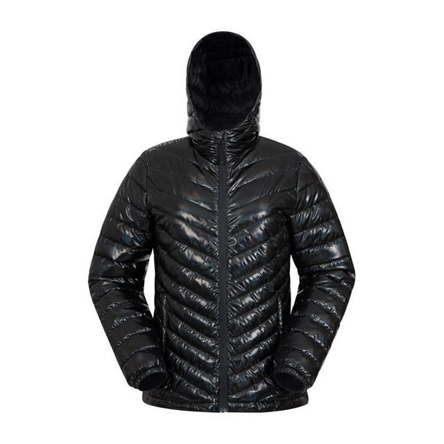 Outer Materials: 100% Nylon. Lining Material: 100% Nylon. Filling Material: 100% Polyester. Fabric: Microfibre. Design: Logo, Quilted. Fabric Technology: DWR Finish, Lightweight. Insulated. Cuff: Elasticated. Neckline: Hooded. Sleeve-Type: Long-Sleeved. Hood Features: Elasticated, Grown On Hood. Pockets: 2 Front Pockets. Fastening: Full Zip.