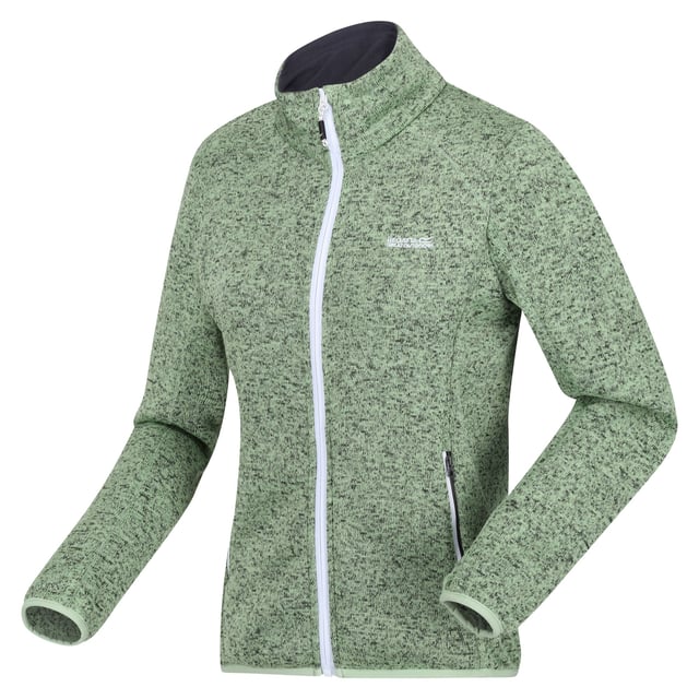 100% Polyester. Stof: Fleece, Gebreid, Marl. Ontwerp: Textuur. 250gsm. Stoftechnologie: Ademend. Halslijn: Hoog-Neck. Mouwtype: Met lange mouwen. Manchet: Stretch Binding. Zakken: 2 Zijzakken, Rits. Bevestiging: Volledige ritssluiting. Hem: Stretch Binding. Duurzaamheid: Gemaakt van gerecycled materiaal. 8 UK: 32 in. 10 VK: 34 in. 12 VK: 36 in. 14 VK: 38 in. 20 VK: 45 in. 22 VK: 48 in. 24 VK: 50 in. 26 UK: 52 in. 18 VK: 43 in. 16 VK: 40 in.