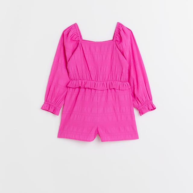 KIDS PLAYSUIT WITH FRILL SLEEVE 4-10 RAINBOW ROADS main image 1