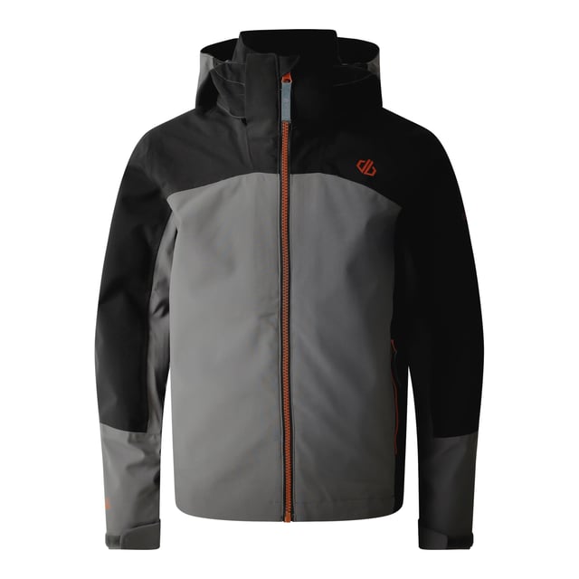 Material: Recycled Polyester. Lining: Mesh, Taffeta. Design: Contrast, Logo, Reflective Detail. Fabric Technology: ARED 30/30, Breathable, PFC Free, PFOA Free, PFOS Free, Taped Seam, Water Repellent. Cuff: Adjustable, Touch Fastening Tab. Neckline: High Collar, Hooded. Sleeve-Type: Long-Sleeved. Hood Features: Elasticated. Pockets: 2 Lower Pockets, Zip, 1 Security Pocket, Inner. Fastening: Contrast Zip, Full Zip. 30000g/m²/24hrs. 3-4 Years: 22.5 in. 5-6 Years: 24 in. 15-16 Years: 36 in. 9-10 Years: 28.5 in. 7-8 Years: 26 in. 14 Years: 33 in. 13 Years: 32 in.
