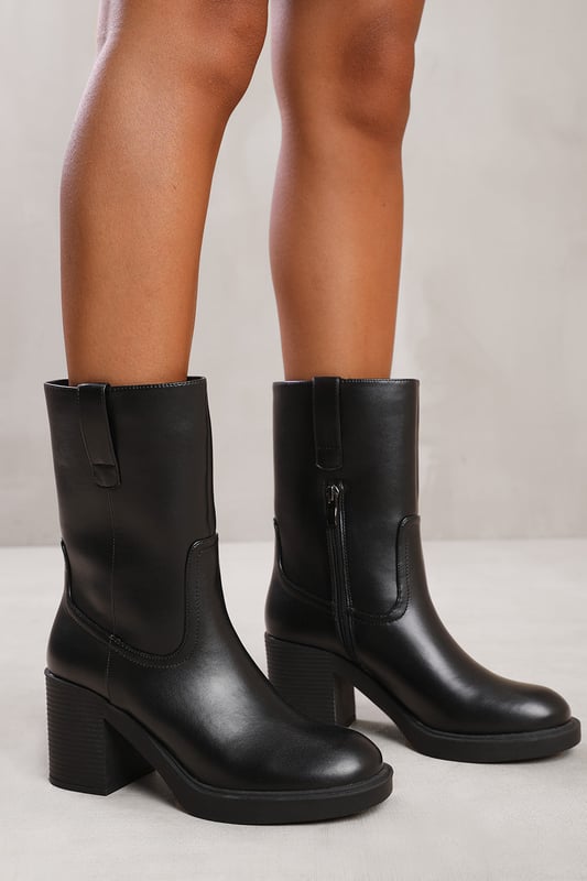 Wheres That From Womens 'Beau' Mid Calf Boot With Side Zip