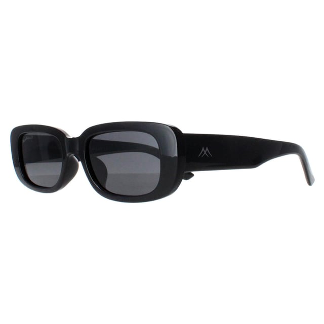 Montana Rectangle Womens Shiny Black Smoke Polarized MP65  Sunglasses are where fashion meets function in a perfect symphony of style and performance. Meticulously crafted with an eye for detail, these sunglasses boast a contemporary and versatile design that effortlessly enhances your everyday look. The lightweight frame ensures comfort throughout the day, making the MP65 an ideal accessory for any occasion. Equipped with high quality polarized lenses, these sunglasses not only reduce glare but also provide comprehensive UV protection, safeguarding your eyes from the sun's harmful rays.