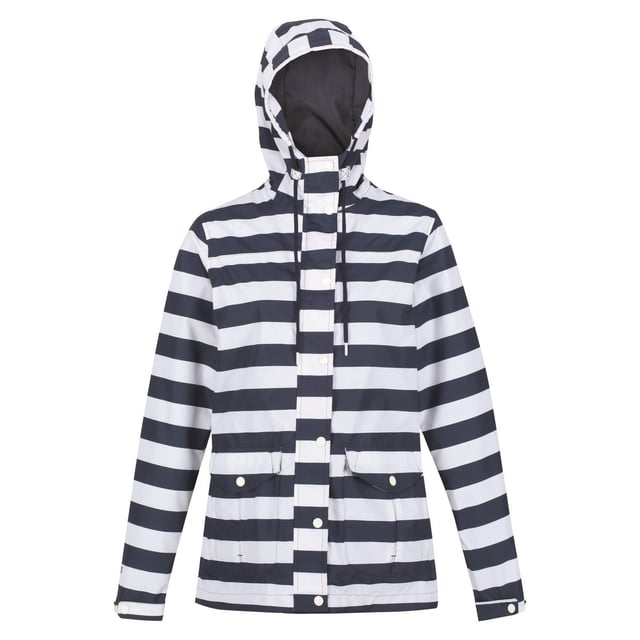 Regatta Womens/Ladies Bayarma Striped Lightweight Waterproof Jacket