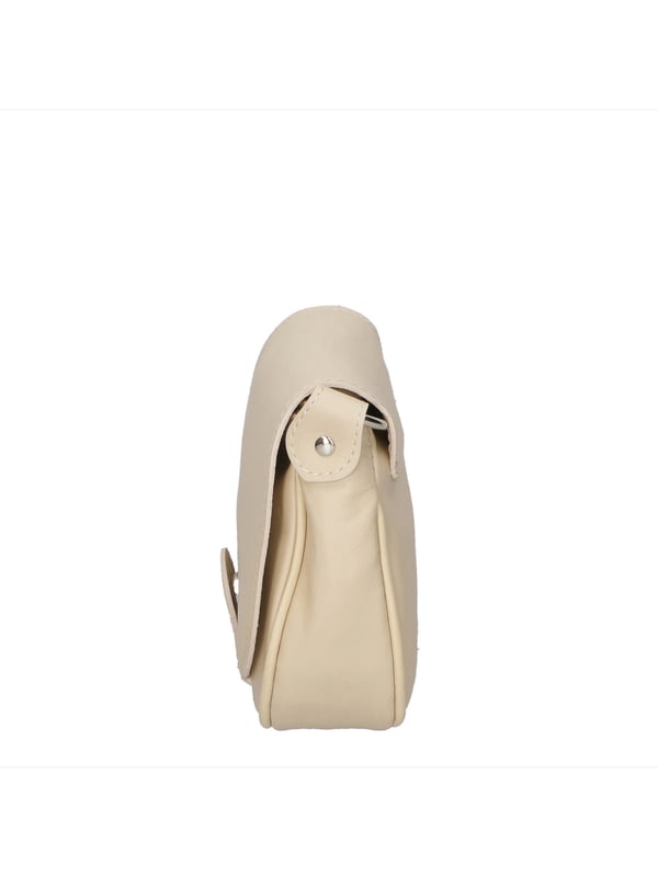 Bolso bandolera tipo clutch para mujer con un solo compartimento. Producto artesanal italiano en genuina piel sauvage. Hecho en Italia