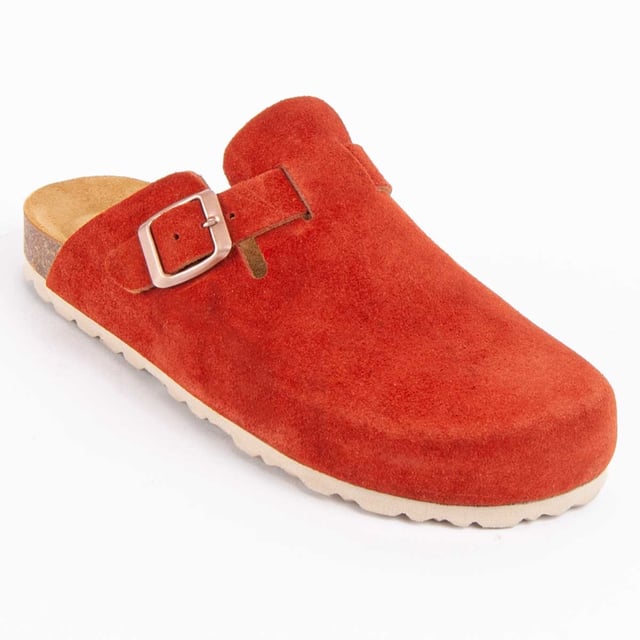 Made in Spain. Purapiel guarantee, 10 years warranty. Bi-comfort clog for women. Made of 100% natural leather, chrome VI free. Top quality materials. Manufactured by other brands for our brand.