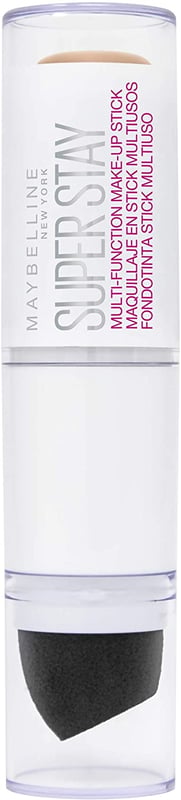 Super Stay Multi-Use Foundation Stick provides flawless, full coverage - and comes with a built-in precision blender sponge for easy and quick application. Super Stay Multi-Use Foundation Stick provides flawless, full coverage with a cream-to-matte longwear finish and a precision pointed blender sponge for easy and quick application at home or out on the town. The result? A no-mess application and flawless looking skin that lasts all day. This listing is for 2 foundation sticks.