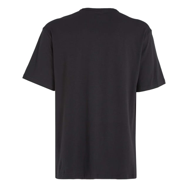 Mens Calvin Klein Lounge T- Shirt in black.- Ribbed crewneck.- Short sleeves.- Signature tape inside the neckline.- Calvin Klein embroidery on the chest.- Regular fit.- Ref: 000NM2298EUB1