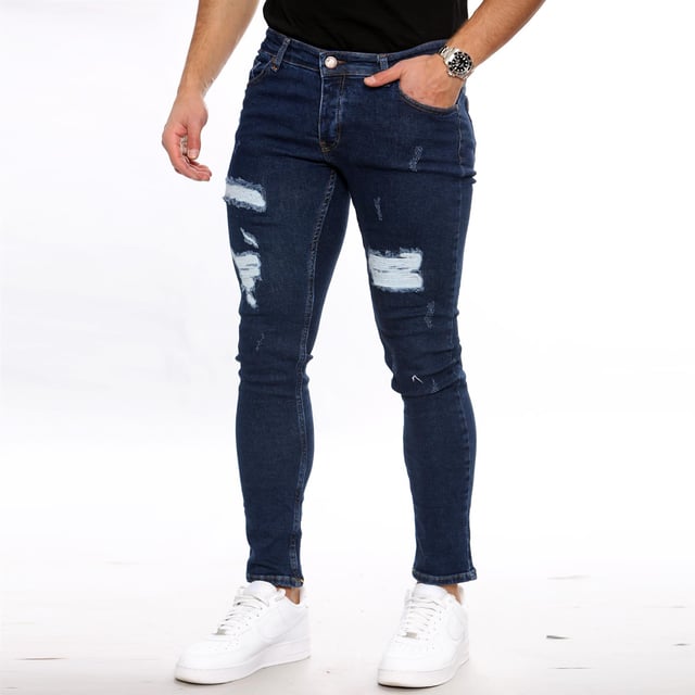 Big mens sale distressed jeans