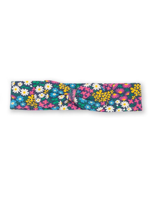 95% organic cotton 5% elastane | Proud to be certified to the Global Organic Textile Standard (GOTS) | Flower patch all-over print | Single jersey with a little bit of stretch (180-190 gsm) | Bow detail | Made in Turkey | Machine washable at 40 degrees, or at 30 degrees to be kinder to the planet