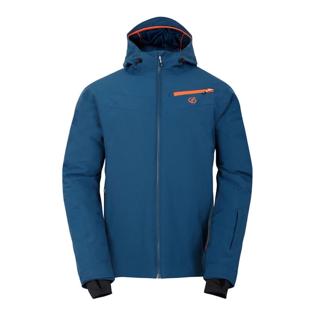 Lining: Recycled Polyester. Fabric: Stretch. Design: Contrast, Logo. Fabric Technology: ARED 30/30, Breathable, Durable, PFC Free, PFOA Free, PFOS Free, Showerproof, Water Repellent, Waterproof. Cuff: Adjustable, Touch Fastening Tab. High Warmth, Padded, Scrim Back Panel, Taped Seams. Neckline: Hooded. Sleeve-Type: Long-Sleeved. Hood Features: Concealed Toggle Adjuster, Grown On Hood, Technical. Pockets: 1 Chest Pocket, 2 Lower Pockets, Ski Pass Pocket, Zip. Fastening: Full Zip. 30000g/m²/24hrs. Waterproof Rating: 30000mm. Hem: Adjustable. Sustainability: Made from Recycled Materials. L: 42 in. 5XL: 57 in.