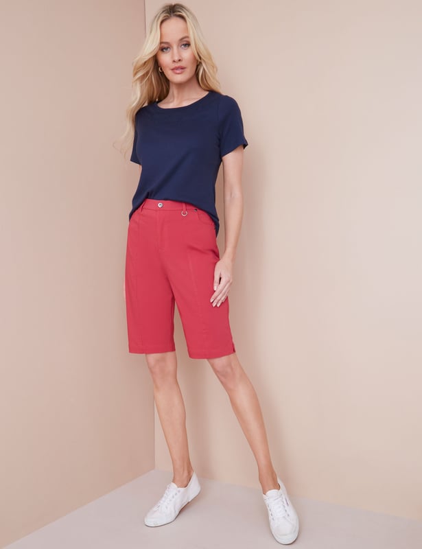 Fitted cheap chino shorts