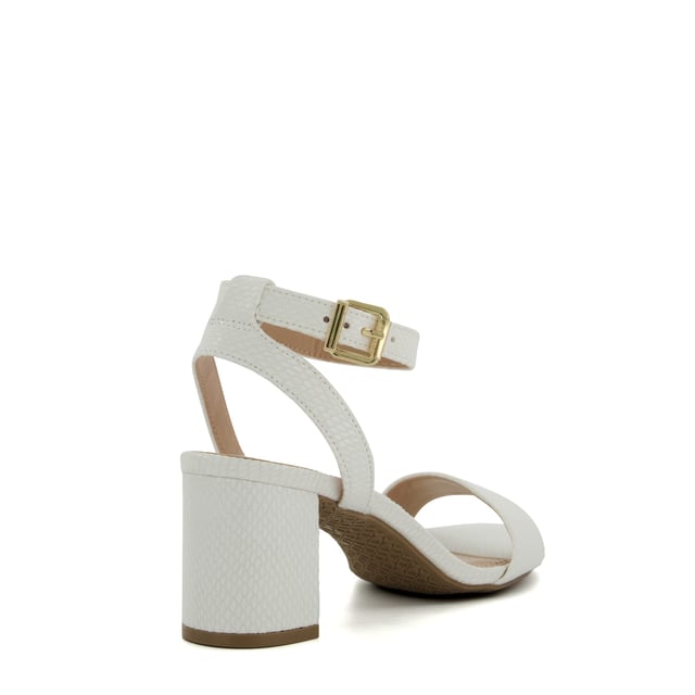 Meet your new wear-with-everything style. Comfortable and versatile, these sandals feature an adjustable ankle strap and rest on a block heel.