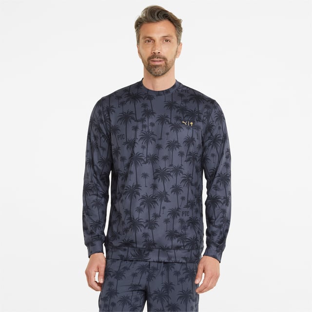 El suéter marino de hombres PUMA X PTC Palm Tree Crew Men's Men es probablemente una pieza informal elegante y cómoda que representa la colaboración entre Puma y PTC (tripulación de palmera). Este suéter está diseñado para ofrecer moda y funcionalidad, por lo que es una adición versátil a su guardarropa.

Características clave:

TELA: El suéter probablemente esté hecho de una tela suave y acogedora, que proporciona calidez y comodidad durante el clima más fresco.

Diseño: como parte de la colaboración con PUMA y PTC, el suéter podría presentar elementos de diseño únicos, posiblemente exhibiendo logotipos, gráficos o patrones inspirados en las dos marcas.

Color: el suéter probablemente esté en un color clásico de la marina, que ofrece un aspecto atemporal y versátil adecuado para varias ocasiones.

Cuello de la tripulación: el suéter presenta un diseño de cuello de la tripulación, que proporciona un escote clásico y limpio que complementa una amplia gama de atuendos.

Ajuste: PUMA ofrece varias opciones de ajuste para que sus suéteres se adapten a diferentes tipos y preferencias de cuerpo. Puede elegir entre un ajuste regular para una silueta cómoda y relajada o un aspecto más ajustado para una apariencia moderna y elegante.

Versatilidad: el suéter azul marino es una prenda versátil que se puede vestir fácilmente hacia arriba o hacia abajo. Se puede combinar con jeans o chinos para un aspecto informal o usado con pantalones para un estilo más pulido.

Calidad y durabilidad: Puma es conocido por producir ropa de alta calidad, y este suéter es probable que no sea una excepción, ofreciendo durabilidad y desgaste duradero.

Detalles del logotipo: el suéter puede incluir la marca PUMA y PTC, que muestra la colaboración entre las dos marcas y agregando un toque de estilo.