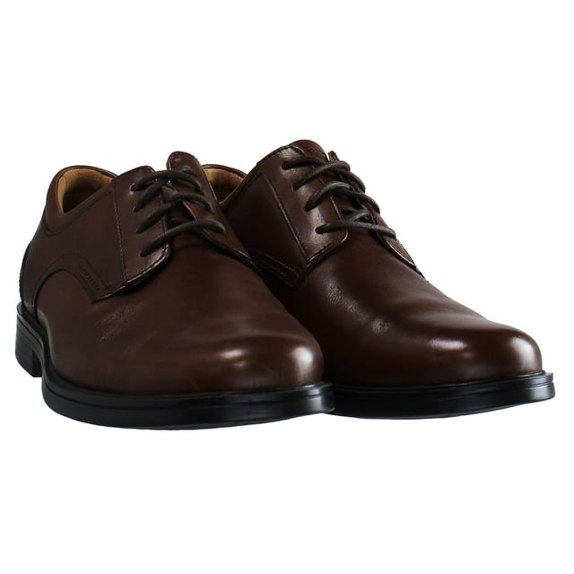 Clarks Un Aldric Lace-up Brown Smooth Leather Mens Zapatos 261326738