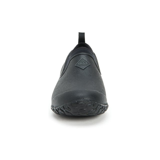Muck Boots Muckster II Low Rubber Black Wellies Shoes The gardening shoe that started it all now comes in a true women's last offering an even greater fit for all day comfort. Whether you're in the garden, running errands, or walking the dog, you'll enjoy these shoes.