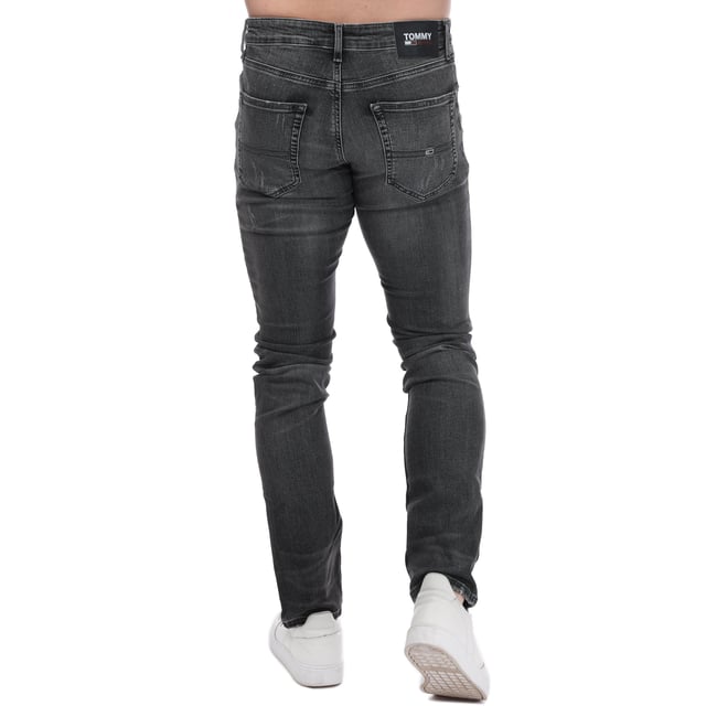 Men\'s Tommy Slim Jeans Black in Fit Scanton Hilfiger