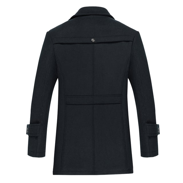 [Materiaalonderhoud] SUPERIEUR MATERIAAL-Wol 30% Polyester 70% Het is comfortabel, ademend, zachter, gladder, gemakkelijker te wassen en behoudt de vorm. Het ademt vrij en absorbeert zweet. WASSEN-Stomen wordt aanbevolen; handwas is mogelijk, maar met koud water. VEELZIJDIGE GELEGENHEID - Het is geschikt voor meerdere gelegenheden, zoals het dagelijks leven, zakelijke bijeenkomsten, modieuze feesten, elke grote vakantie, enz. [Pakket] 1 * Jas
