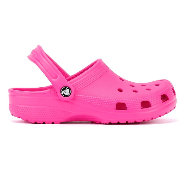 Introducing these comfortable and stylish clogs that are made of Croslite material, which is a lightweight and durable foam resin that provides cushioning and support for your feet. The clog also features a slip-on design with a backstrap that can be adjusted for a secure fit. The outsole of the clog is made of a non-marking rubber material that provides excellent traction and grip on a variety of surfaces.