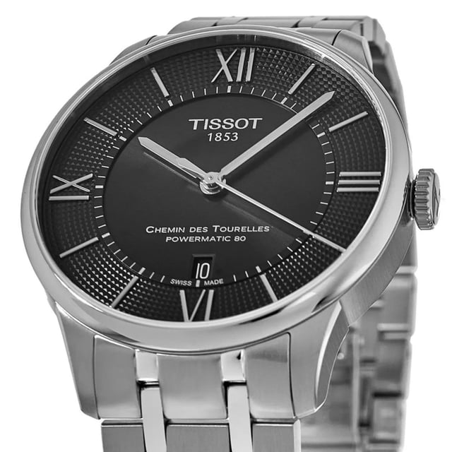 Tissot Chemin Des Tourelles Men s Silver Watch T0994071105800