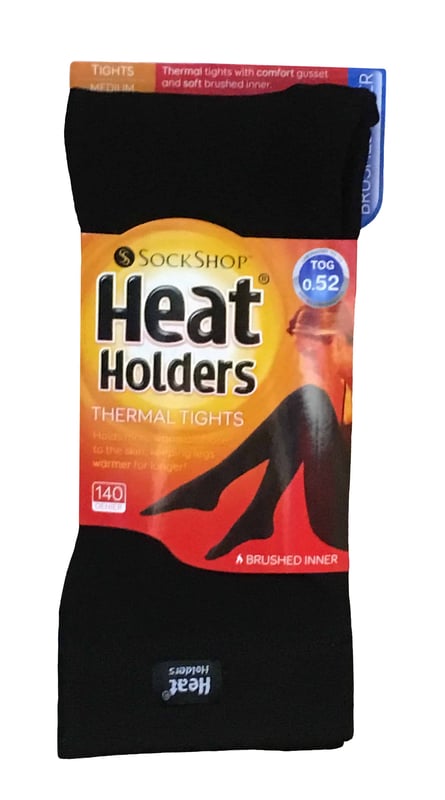 These tights are the only choice for a reliable ultimate thermal performance. These super warm, super cosy Heat Holder thermal tights have everything covered when it comes to keeping you nice and warm in the coldest of times - allowing you to wear a skirt even if it's cold outside. With their expertly brushed soft inside, they are able to hold the maximum amount of warm air held close to the skin - providing the most warmth. Another amazing feature of these tights is that they are made from an advanced insulating yarn, that provides high performance insulation against the cold. They also have a feature which improves fit and adds comfort for all - day wear. They also have a massive tog rating of 0.52! What is a TOG rating? Well, TOG is a recognised measure of a textile’s thermal ability. Simply put, the higher the TOG rating, the better a products is able to keep you warm..