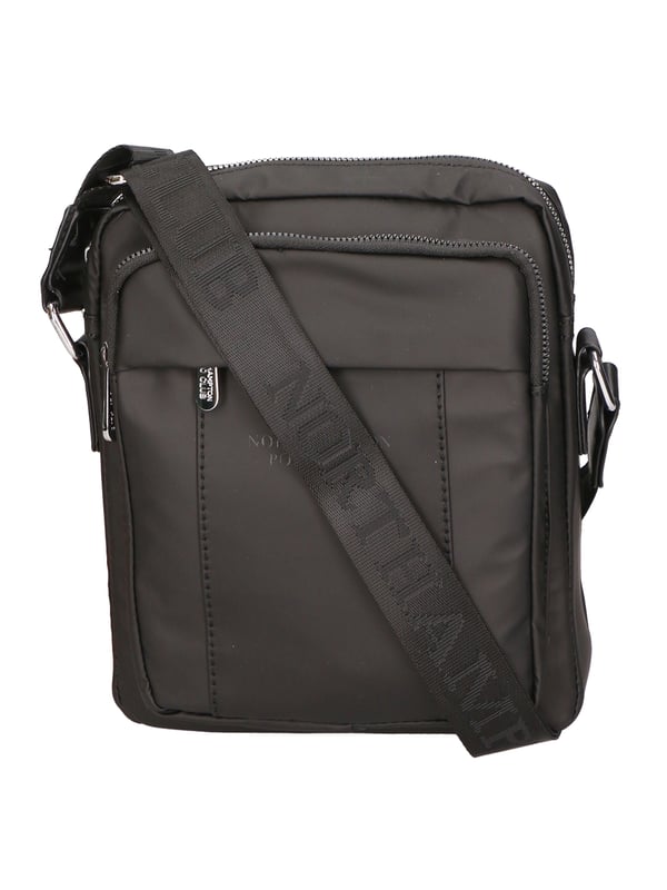 Northampton polo club Messenger -Umhängetasche aus weichem Stoff und veganem Leder. Veganer Produkt.