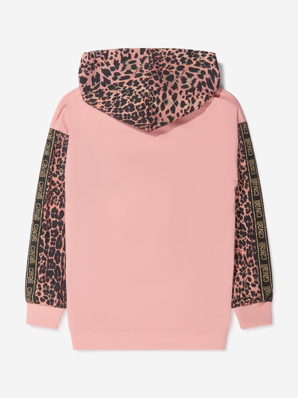 Pink cheetah print hoodie discount