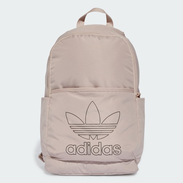 Loaded for your daily adventures, this adidas backpack moves easily through your day. Stash your laptop, water bottle and whatever else you need in the roomy main compartment, while smaller items find their place in the front zip pocket and side slip-ins. Adjust the padded straps for custom comfort and you'll breeze through your routine with this versatile everyday essential.This product is made with at least 50% recycled materials. By reusing materials that have already been created, adidas help to reduce waste and our reliance on finite resources and reduce the footprint of the products adidas make.  - Dimensions: 15 cm x 27 cm x 43 cm - Volume: 20.25 L - 100% polyester (recycled) - Zip main compartment - Front zip pocket - Side slip-in pockets - Inner slip-in pocket - Padded adjustable shoulder straps  Shipped by adidas