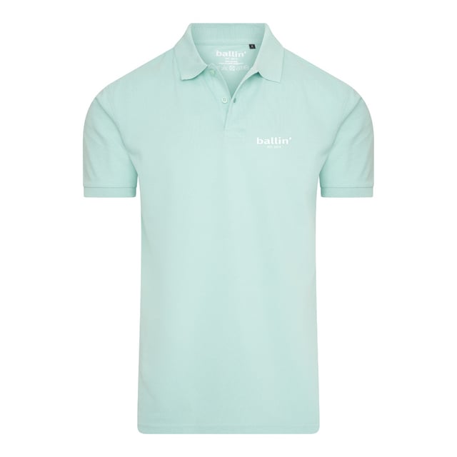 Heren polo van het merk Ballin Est. 2013. De polo's van Ballin Est. 2013 zijn gemaakt van 100% biologisch katoen, en hebben een normale pasvorm. Het zachte katoen zorgt voor een heerlijk draagcomfort.  Modelnaam: Basic PoloCategorie: heren poloMaterialen: biologisch katoenKleur: mint groen