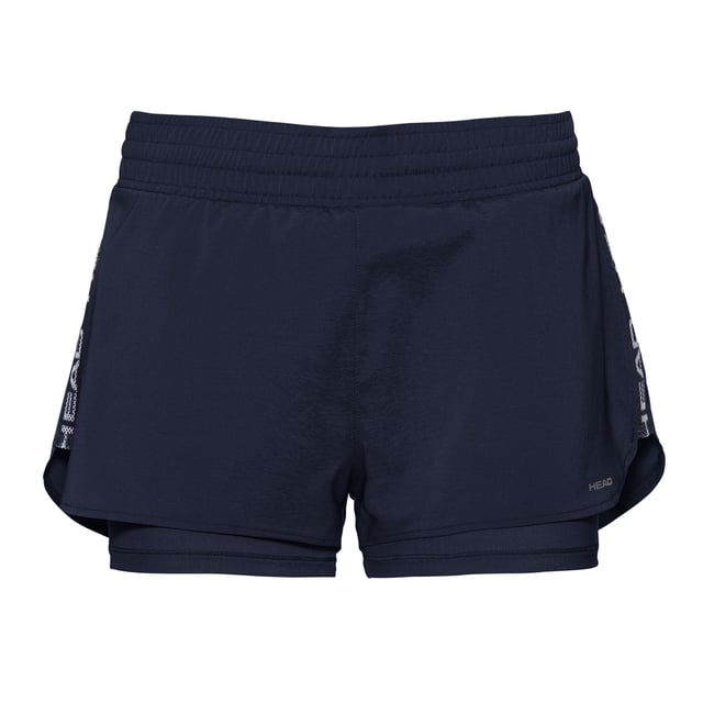 Ventaja de la cabeza de los pantalones cortos para mujeres entrenamiento de gimnasio pantalón de tenis marina 814249 db