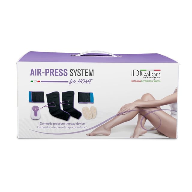 Descripción:
Diseño práctico y compacto con acabados de calidad profesional para la belleza en casa.
Mejorar el sistema circulatorio y linfático además de reducir la celulitis y el nivel de grasa.
Incluye:
- 2 botas masajeadoras de piernas.
- 2 masajeadores de muslos o brazos.
- Tubos de aire de silicona.
- Mando de control con 9 niveles de intensidad
- Almohadillas
- Adaptador 12V1A AC/DC

Tipos de posibles masajes:
- Masaje de cintura
- Masaje de brazos
- Masaje de piernas completas