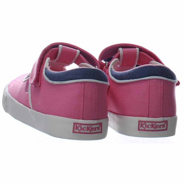 Kicker Tovni T-Bow Stoßfänger Kinder rosa Plimsolls