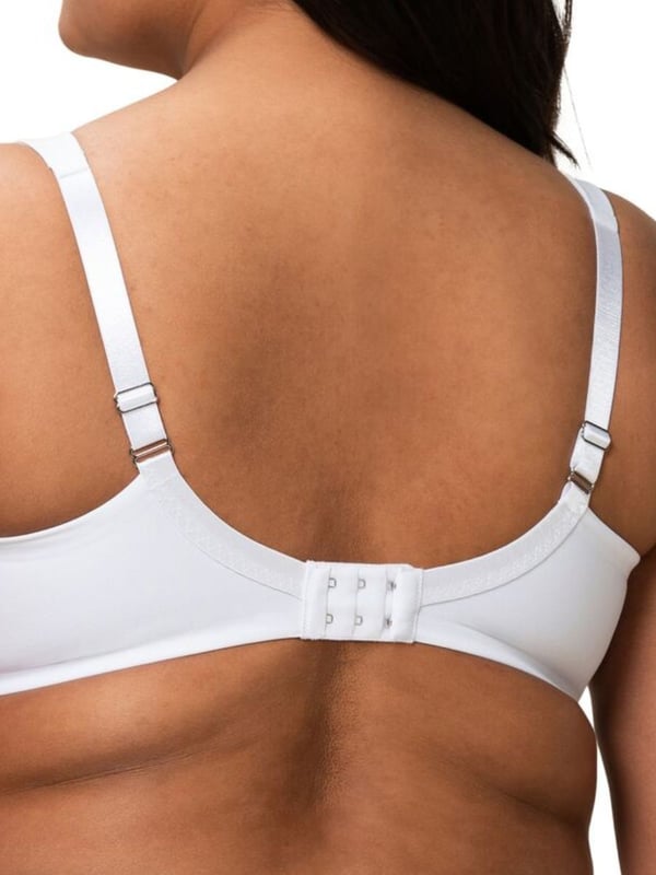 Triumph True Shape Sensation Miminizer Bra. Minimiser bra with comfort wire and mesh inserts on cups, visibly reduces bust by one cup size. This product is recommended as hand wash only.
