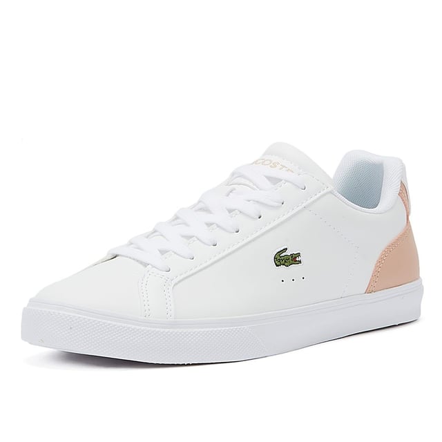 The Lacoste Lerond Pro BL23 1 CFA Women's White/Ltl Pink Trainers are crafted from high-quality leather and feature a clean white colorway with a subtle pop of light pink that adds a touch of playfulness. The design of the Lerond Pro BL23 1 CFA trainers is sleek and streamlined  with a low-cut profile that offers a modern look. The Lacoste crocodile logo is embroidered on the side of the shoe  adding a touch of brand recognition and flair. The shoe also features a cushioned insole for added comfort and support during prolonged wear. These trainers are versatile and suitable for a range of occasions  from casual outings to more formal settings. They can be paired with a variety of outfits  from jeans to dresses  to add a touch of sports-inspired style.