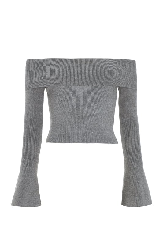 - Ribbed finish - Bardot neckline - Long sleeve - Cropped - Model height 5' 7 - Model wears size: s - Always check the wash care label, cool hand wash with mild detergent