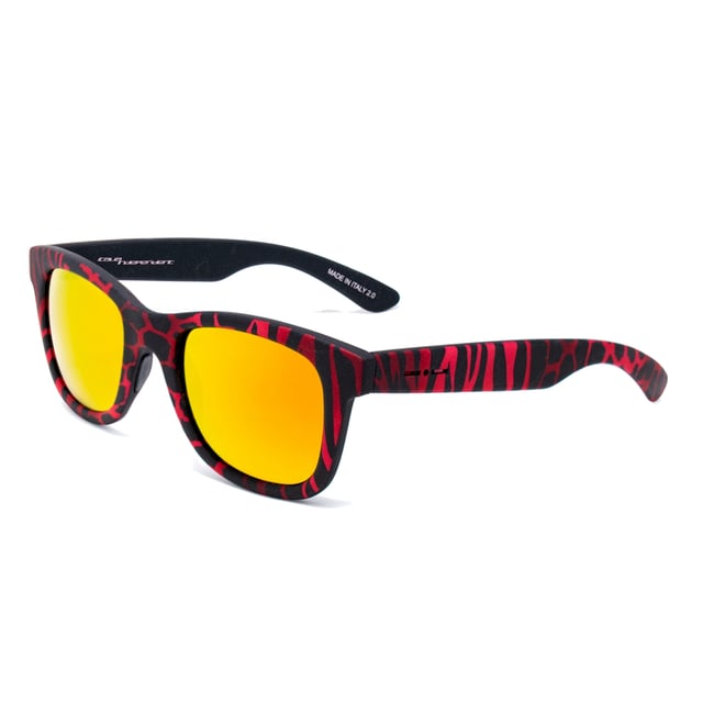 ITALIA INDEPENDENT 0090-ZEF-053 gafas de sol unisex• material: acetato• color: rojo• tamaño: 55/15/140 mm (longitud de la lente / ancho del puente / longitud de la varilla)  Swiss Quartz