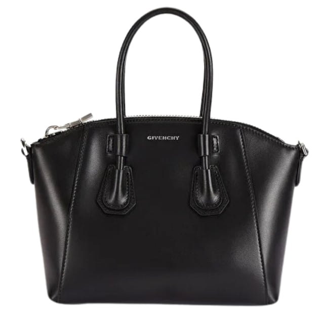 This Bag from Givenchy is the perfect accessory for those who want to add a classic touch to their everyday look, Givenchy Black Bag, Zip Closure, Made In Italy, 100% Leather, Plain Black Bag, Givenchy Branded Strap
