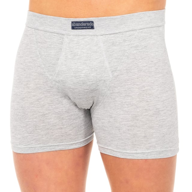 Pack-2 Boxers from the Ocean brand of Abanderados.
 Elastic rubber waistband, with engraved name.
 Stretch cotton fabric.
 Breathable and soft fabric.
 With opening.
 Anatomical front, with the ability to hold without squeezing.
 Seams seen in tone.
 Composition: 93% Cotton, 7% Elastane
 Care:
Wash at max temperature 30º.
 - Do not use bleach.
 - Do not use dryer.
 - Do not iron.
 - Do not dry clean.