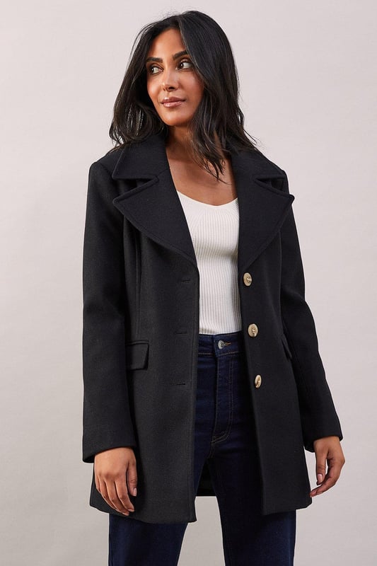 Women fitted coat hot sale