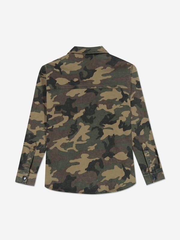 Introducing the exclusive Kids Ash Camouflage Shirt in Brown, a chic addition for any child's AW2024 wardrobe. Designed by DL1961, this garment blends flawless style with supreme comfort. Here‚  why it‚  a must-have: **Striking Camouflage Design**: Elevates everyday style with its unique, eye-catching pattern. Perfect for fashion-forward kids! **Luxurious Comfort**: Crafted with premium materials to ensure your child feels comfortable in any activity. **Versatile Appeal**: Ideal for both boys and girls, making it a versatile staple in any wardrobe.Elevate your child's fashion game with this standout piece from DL1961. Perfect for playful days and stylish moments!