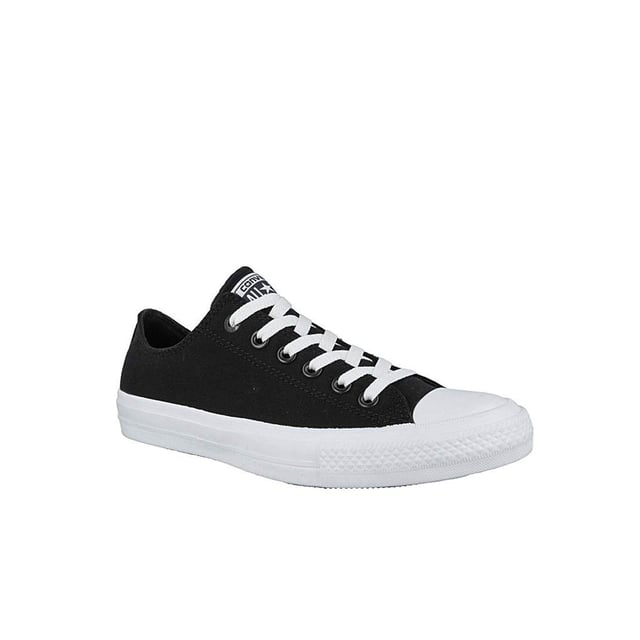 Converse Chuck Taylor II OX Lace-Up Zwart Canvas Dames Plimsolls 150149C