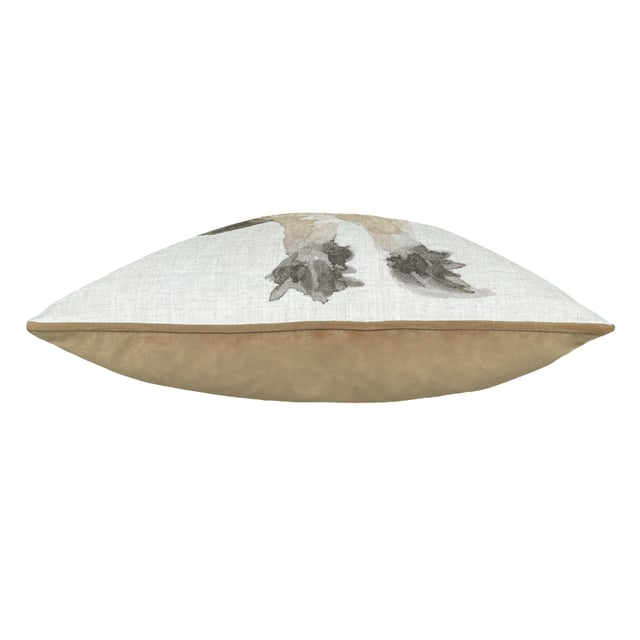 Bring the African jungle to your interior with this Safari inspired cushion. With a beautiful watercolour painting of one of Africa's tallest animals, this cushion will sit perfect within any contemporary home with its neutral colour palette and soft piped edging.