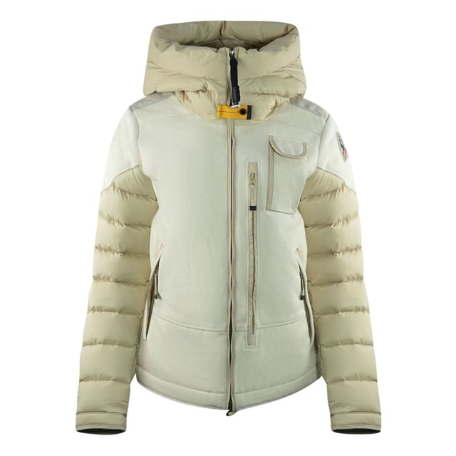 Blijf warm en stijlvol in de cremekeer van Parajumpers. Deze luxueuze damesjas is vervaardigd met geisoleerde stof die warmte behoudt en beschermt tegen de elementen. Offer geen stijl op voor comfort - maak een verklaring! Bovenste matierl: 60% wol, 40% polyester, vulling: 90% eend omlaag, 10% eendenveren, voering: 100% polyamide cremekleurige ritssluiting, code -jas, code met reguliere fitstijl: shanika b010