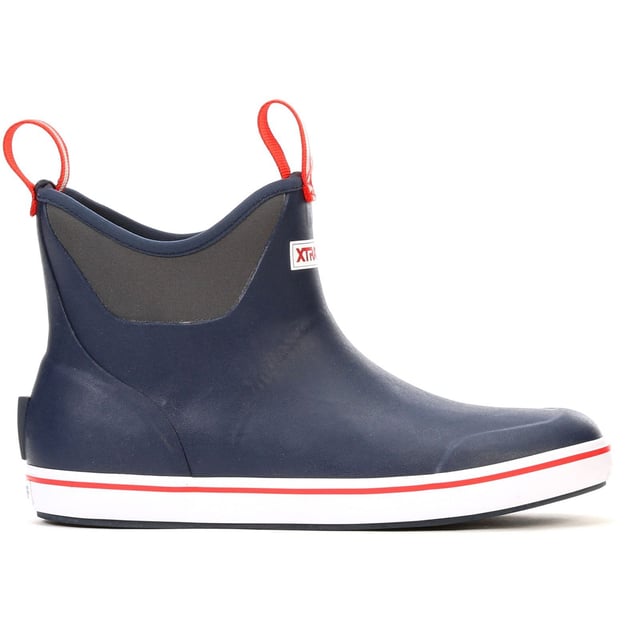 We've created a lightweight design with the same slip-resistant Chevron outsole found in our Legacy boots. The performance ankle deck boot is the perfect boot for any on the water athlete looking for protection with slip-on-and-go styling.