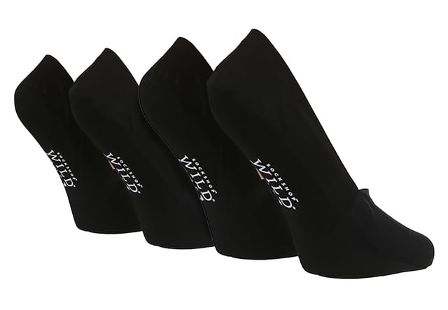 Running just got a whole lot better with the Wildfeet Ladies Low Cut Running Socks. These socks are the perfect choice for those who want to improve their running experience with superior comfort and performance. They are designed with a low cut trainer style, making them an ideal accessory for running or engaging in other forms of exercise. Created with a blend of super soft bamboo fibres, these socks offer a smooth touch and incredible comfort during your workouts. The moisture-wicking properties of bamboo keep your feet cool and dry, even during intense training sessions. Featuring a loafer ped design and cushioned footbed, these socks are the perfect choice for any active woman, the loafer ped style and cushioned footbed offer a snug and secure fit. Whether you're sprinting on the track or pushing your limits in the gym, these low cut running socks are the perfect companion. These socks feature a stylish loafer ped design and a cushioned footbed that ensures a snug and secure fit. Don't let uncomfortable socks hold you back during your workouts or daily activities. Wild Feet is a range of socks featuring cool designs, bold colours and quirky catchphrases - from pugs and penguins, to lions and llamas! Choose from a range of styles for men and ladies, from dress to trainer socks. There are even some sporty styles available! These socks are available in Black or White. They come in one size: Ladies 4-8 UK, are made from 94% Viscose (from Bamboo), 6% Elastane and are machine washable.
