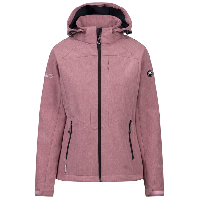 Außenmaterial (%): 88% Polyester, 12% Elastan. Außenmaterial: gewebter Stoff. Futtermaterial (%): 100% Polyester. Futterstoff: Netzmaterial. Gewebe: Softshell. Design: Logo, Unifarben. Gewebetechnik: langlebig, TPU-Membran. Kontrast-Besatz, Gummi-Abzeichen. Bündchen: Flach, Klettverschlussriemen. Mit Kapuze. Langärmlig. Kapuzenmerkmale: anpassbar, Mit Reißverschluss trennbar. Taschenart: Zwei Seitentaschen, 1 Brusttasche, Reißverschluss. Durchgehender Reißverschluss. XXS: 78,74 cm. XS: 81,28 cm. S: 86,36 cm. M: 90,17 cm. L: 96,52 cm. XL: 102 cm. XXL: 107 cm. 3XL: 112 cm.