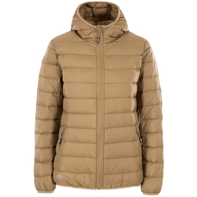 Ultra Lightweight Jacket. Grown on Hood. 2 Zipped Lower Pockets. Low Profile Centre Front Zip. Matching Binding at Hood, Cuffs & Hem. Packs into Stuff Sack. Woven Shell: 100% Polyamide 380T, Lining: 100% Polyester 380T, Filling: 80% Down / 20% Feather.